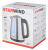 Чайник электрический Starwind SKS3210 1.7л. 2200Вт серебристый/черный корпус: металл/пластик - купить недорого с доставкой в интернет-магазине