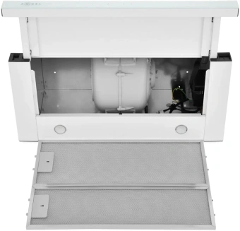 Вытяжка встраиваемая Zugel ZHT652GW белый управление: сенсорное (1 мотор) - купить недорого с доставкой в интернет-магазине