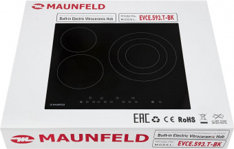 Варочная поверхность Maunfeld EVCE.593.T-BK черный - купить недорого с доставкой в интернет-магазине