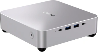 ПК Мини Chuwi AuBox Ryzen 7 8745HS (3.8) 16Gb SSD512Gb 780M Windows 11 Pro 2x2.5GbitEth WiFi BT 120W серебристый/черный - купить недорого с доставкой в интернет-магазине