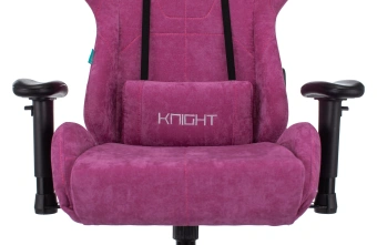 Кресло игровое Zombie VIKING KNIGHT Fabric малиновый Light-15 с подголов. крестов. металл - купить недорого с доставкой в интернет-магазине