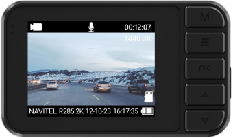Видеорегистратор Navitel R285 2К черный 1440x2560 1440p 140гр. CV7327 - купить недорого с доставкой в интернет-магазине