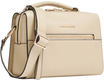 Сумка женская Piquadro Patricia BD6954W140/BE бежевая натур.кожа - купить недорого с доставкой в интернет-магазине