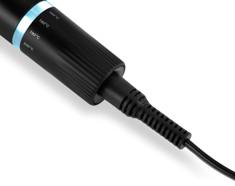 Щипцы Hyundai H-HC1410 40Вт черный макс.темп.:200С покрытие:керамико-турмалиновое - купить недорого с доставкой в интернет-магазине