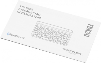 Клавиатура A4Tech FBK30 черный USB беспроводная BT/Radio slim Multimedia (FBK30 BLACK) - купить недорого с доставкой в интернет-магазине