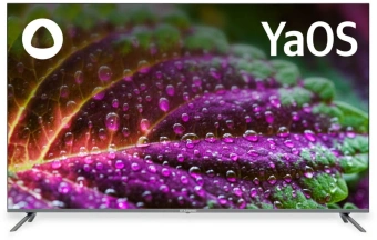 Телевизор LED Starwind 58" SW-LED58UG401 Яндекс.ТВ Frameless стальной 4K Ultra HD 60Hz DVB-T DVB-T2 DVB-C DVB-S DVB-S2 USB WiFi Smart TV - купить недорого с доставкой в интернет-магазине