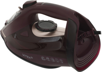 Утюг Vitek VT-IRN1204 3400Вт бордовый - купить недорого с доставкой в интернет-магазине