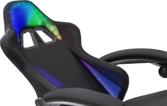Кресло игровое Knight Wolf RGB черный с подголов. крестов. пластик пластик черный - купить недорого с доставкой в интернет-магазине