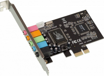 Звуковая карта PCI-E 8738 (C-Media CMI8738SX) 4.0 bulk - купить недорого с доставкой в интернет-магазине