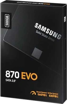 Накопитель SSD Samsung SATA-III 500GB MZ-77E500BW 870 EVO 2.5" - купить недорого с доставкой в интернет-магазине