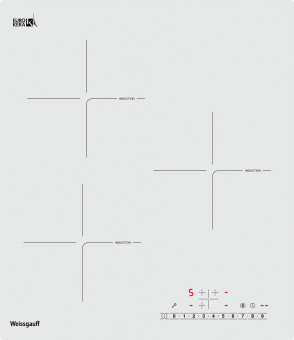 Индукционная варочная поверхность Weissgauff HI 430 WSC белый - купить недорого с доставкой в интернет-магазине