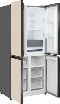 Холодильник Weissgauff WCD 450 BEG NoFrost Inverter 3-хкамерн. бежевый инвертер - купить недорого с доставкой в интернет-магазине