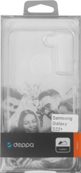 Чехол (клип-кейс) Deppa для Samsung Galaxy S22+ Gel прозрачный (88220) - купить недорого с доставкой в интернет-магазине