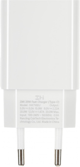 Сетевое зар./устр. ZMI HA716 20W 3A (PD+QC) USB Type-C универсальное белый (HA716 WHITE) - купить недорого с доставкой в интернет-магазине