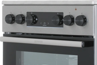 Плита Электрическая Gorenje GEC5C40XAOT серый стеклокерамика (без крышки) - купить недорого с доставкой в интернет-магазине