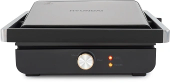 Электрогриль Hyundai HYG-2044 2000Вт черный/черный - купить недорого с доставкой в интернет-магазине