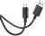 Кабель Hoco X88 Gratified X88 GRATIFIED TYPE-C USB (m)-USB Type-C (m) 1м черный - купить недорого с доставкой в интернет-магазине