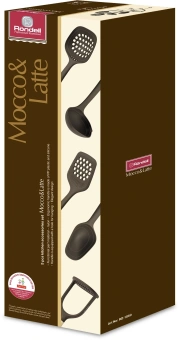 Набор аксессуаров Rondell Mocco&Latte RD-1860 коричневый/бежевый наб.:5предм. упак.:подарочная коробка - купить недорого с доставкой в интернет-магазине