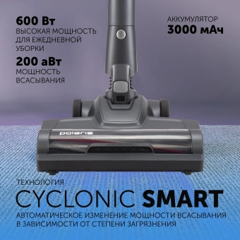 Пылесос Polaris IQ Home PVCS 4070 600Вт графит/серый - купить недорого с доставкой в интернет-магазине
