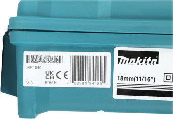 Перфоратор Makita HR1840 патрон:SDS-plus уд.:1.4Дж 470Вт (кейс в комплекте) - купить недорого с доставкой в интернет-магазине