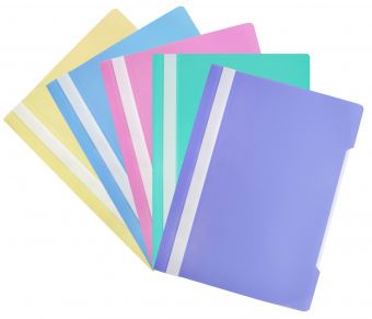 Папка-скоросшиватель Бюрократ Pastel -PSLPAST/YEL A4 прозрач.верх.лист пластик желтый 0.14/0.18 - купить недорого с доставкой в интернет-магазине