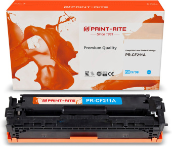 Картридж лазерный Print-Rite TFH993CPU1J PR-CF211A CF211A голубой (1800стр.) для HP LJ Pro 200/M251/M276 - купить недорого с доставкой в интернет-магазине