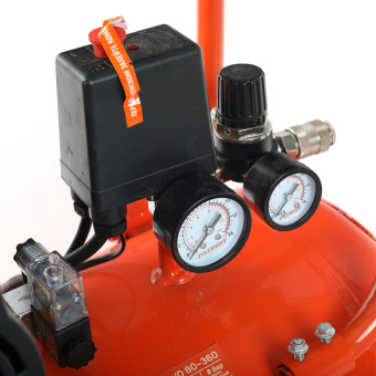 Компрессор поршневой Patriot WO 80-360 безмасляный 80л 2200Вт оранжевый - купить недорого с доставкой в интернет-магазине