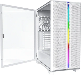 Корпус Montech Sky One Lite белый без БП ATX 3x120mm 2xUSB3.0 1xUSB3.1 audio bott PSU - купить недорого с доставкой в интернет-магазине