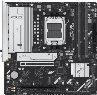 Материнская плата Asus PRIME B850M-A WIFI Socket AM5 AMD B850 4xDDR5 mATX AC`97 8ch(7.1) 2.5Gg RAID+VGA+HDMI+DP - купить недорого с доставкой в интернет-магазине