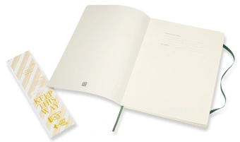 Блокнот Moleskine CLASSIC SOFT QP622K15 XLarge 190х250мм 192стр. клетка мягкая обложка зеленый - купить недорого с доставкой в интернет-магазине
