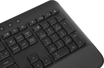 Клавиатура Logitech K650 черный USB беспроводная BT/Radio Multimedia (подставка для запястий) (920-010954) - купить недорого с доставкой в интернет-магазине