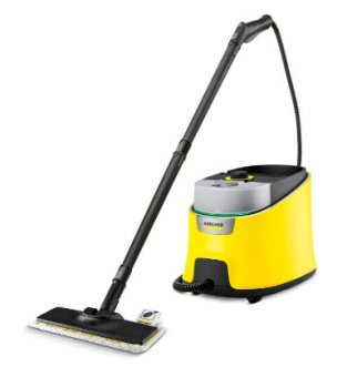 Пароочиститель напольный Karcher SC 4 Deluxe EasyFix 2200Вт желтый - купить недорого с доставкой в интернет-магазине