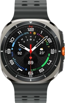 Смарт-часы Samsung Galaxy Watch Ultra LTE 47мм 1.5" AMOLED корп.серый рем.черный (SM-L705FZTACAU) - купить недорого с доставкой в интернет-магазине