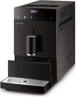Кофемашина Vitek Metropolis VT-8700 1350Вт черный - купить недорого с доставкой в интернет-магазине