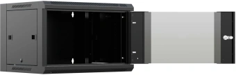 Шкаф коммутационный NTSS (NTSS-W9U6045GS-2BL) настенный 9U 570x450мм пер.дв.стекл 60кг черный 20.1кг 220град. IP20 - купить недорого с доставкой в интернет-магазине