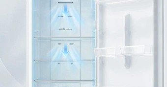 Холодильник Midea MDRB489FGE02OE 2-хкамерн. серебристый - купить недорого с доставкой в интернет-магазине