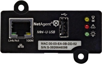 Адаптер SNMP Powercom DS807 10M/100M 1-port Internal NetAgent USB - купить недорого с доставкой в интернет-магазине