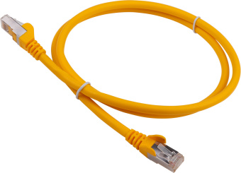 Патч-корд Lanmaster LAN-PC45/S6A-1.0-YL FTP RJ-45 вил.-вилка RJ-45 кат.6A 1м желтый LSZH (уп.:1шт) - купить недорого с доставкой в интернет-магазине