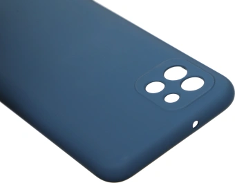 Чехол (клип-кейс) BoraSCO для Samsung Galaxy A03 Microfiber Case синий (70093) - купить недорого с доставкой в интернет-магазине