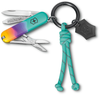 Нож перочинный Victorinox Classic SD Sydney Style (0.6223.E222) 58мм 7функц. бирюзовый подар.коробка - купить недорого с доставкой в интернет-магазине