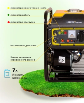 Генератор Huter DN2700i 2.7кВт - купить недорого с доставкой в интернет-магазине