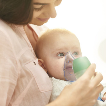 Ингалятор Omron DuoBaby (NE-301-RU) компрессорный стационарный белый - купить недорого с доставкой в интернет-магазине