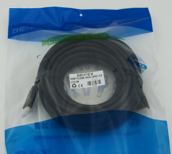 Кабель аудио-видео HDMI (m)/HDMI (m) 10м. черный - купить недорого с доставкой в интернет-магазине