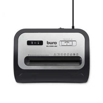 Шредер Buro Office BU-S1501-8M черный (секр.P-5) фрагменты 8лист. 20лтр. скрепки скобы пл.карты - купить недорого с доставкой в интернет-магазине