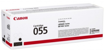 Картридж лазерный Canon 055BK 3016C002 черный (2300стр.) для Canon LBP663Cdw/LBP664Cx/MF746Cx/MF742Cdw/MF744Cdw - купить недорого с доставкой в интернет-магазине