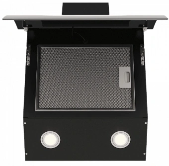 Вытяжка каминная Elikor Wave BK 50 черный управление: сенсорное (1 мотор) - купить недорого с доставкой в интернет-магазине