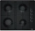 Газовая варочная поверхность Bosch PBP6C6K80Q черный