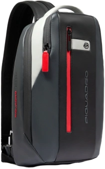 Рюкзак слинг Piquadro Urban CA6801UB00/GRN серый/черный натур.кожа - купить недорого с доставкой в интернет-магазине