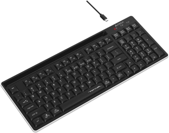 Клавиатура A4Tech FBX70C черный USB беспроводная BT/Radio slim - купить недорого с доставкой в интернет-магазине