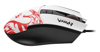 Мышь A4Tech Bloody L65 Max белый/рисунок оптическая 12000dpi USB 6but (L65 MAX NARAKA) - купить недорого с доставкой в интернет-магазине